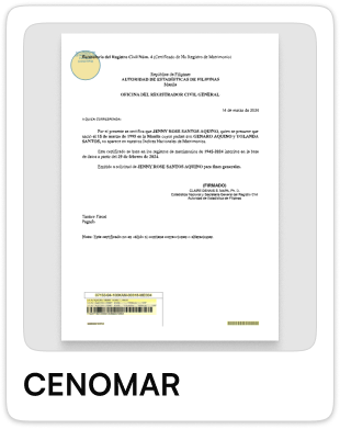 CENOMAR Card